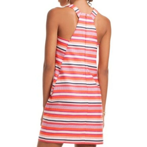 Colorblock Striped Trina Turk Racerback Sleeveless Sheath Mini Dress (NWT) - Picture 2 of 3